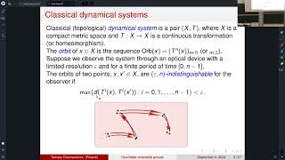 Countable amenable groups tilings multiorders and orbit equivalence [upl. by Lorrimer379]