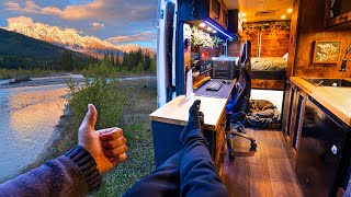 POV Living in a Van Down by the River Driving to Alaska [upl. by Oirramed]