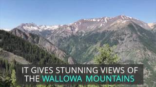 View from the gondola ride up the Wallowa Mountains [upl. by Edia]