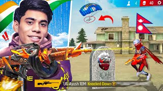 OMG💀When Nepali🇳🇵One Tap God Meets🇮🇳AWM King🗿 [upl. by Adnaerb]