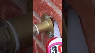 Filling External Air Gaps Around Pipes with General Purpose Silicone shorts diy quickfix [upl. by Ivory101]