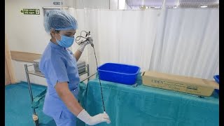 Sterilization of Fiberoptic Bronchoscope [upl. by Acinhoj]