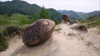 Romania  Disc concretions from Ulmet Trovants [upl. by Ybsorc]