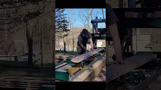 Milling Red Oak shorts diy project woodworking wood construction sawmill woodwork [upl. by Lleryd40]