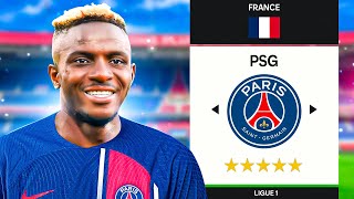 FC 24  CARRIÈRE MANAGER PSG  LE NOUVEAU PROJET [upl. by Ormsby]