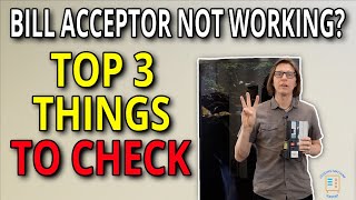 Vending Machine Woes Top 3 Troubleshooting Tips for a NonWorking Dollar Bill Acceptor [upl. by Blinny]