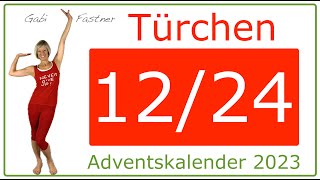 Türchen 12 🎄15 min Adventskalender 2023  FaszienFitness ohne Geräte im Stehen [upl. by Portwin]