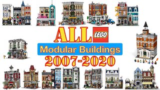 ALL Lego MODULAR BUILDINGS 20072020 [upl. by Trinity]