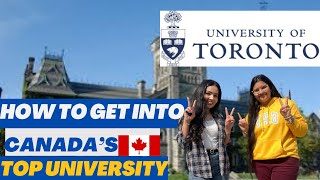 Get into Canadas Top University Admission at University of Toronto  Application Process at UofT [upl. by Nnylarej]