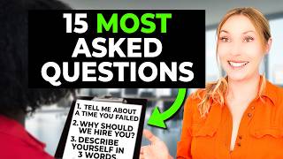 The Top 15 Job Interview Questions and How to Answer Them [upl. by Niar457]