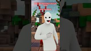 Bedless Noob Brainrot please help me minecraft bedwars bedlessnoob brainrot genalpha [upl. by Aiceled274]