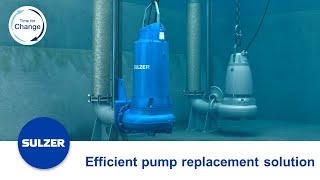 Efficient pump replacement solution for wastewater pumping stations [upl. by Gun429]