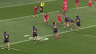 DEONTAE PERESE 2024 Jersey Flegg Cup Highlights 188cm  93KGs AGE 21  HALFUTILITY [upl. by Lesli]