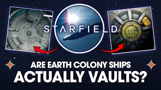 Starfield – Are Earth Colony Ships Actually Vaults  ALL Fallout References amp Easter Eggs [upl. by Bevan]