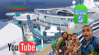 Crucero por el Mediterráneo Costa Toscana 🛳 NAPOLES Dia 5 [upl. by Hellene]