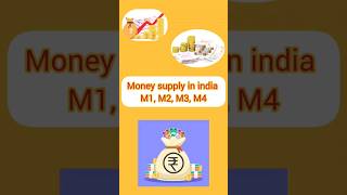 MONEY SUPPLY IN INDIA  How to measure money supply in economics ytshorts [upl. by Einnaoj]