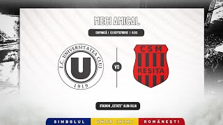 LIVE  FC Universitatea Cluj  CSM Reșița [upl. by Nonnag]