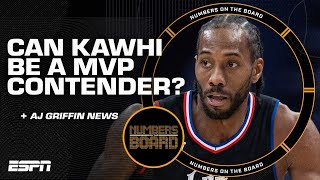 Can Kawhi Leonard return to his MVP form for the Clippers  Numbers on the Board [upl. by Otsenre]