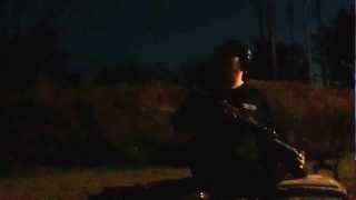 MOSIN NAGANT M44 CARBINE MUZZLE FLASH AT NIGHT [upl. by Morrison]