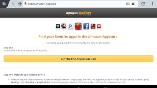 How to install Amazon Appstore on Android Device quickly safely and easily [upl. by Gamages95]