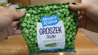 Mroźna Kraina Groszek Zielony 450g [upl. by Ellitnahc]