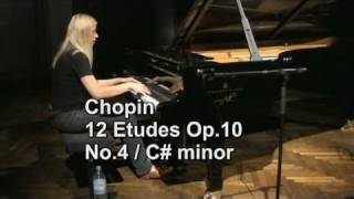 Valentina Lisitsa  Hannover rehearsals  Chopin Etude Op10 no4 [upl. by Ain]