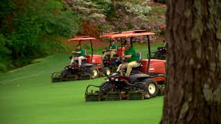 Mower Ballet at Augusta National [upl. by Chambers]