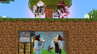 Minecraft Manhunt Boys VS Girls [upl. by Ennaisoj]