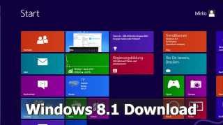 Windows 81 Download Windows8Upgrade auf Windows 81 [upl. by Aneehsor50]