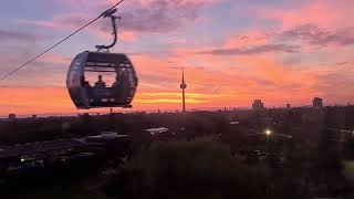 Seilbahn Spinelli  Luisenpark Last days  Buga23 Mannheim Oktober 2023 [upl. by Hobbs]