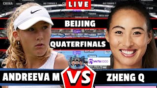 🔴LIVE ANDREEVA M VS ZHENG Q • Beijing Open 2024 zheng andreeva WTA BeijingOpen [upl. by Washburn]