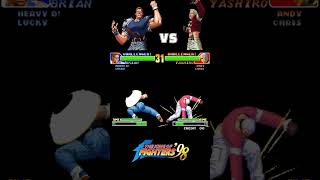 KOF98 브라이언 빅뱅태클 vs 각성야시로  Brian vs Yashiro [upl. by Ayerhs]