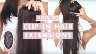 How to Clip In Luxy Hair Extensions [upl. by Cloe315]