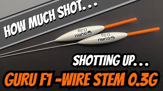 Match Fishing Rig Guide  Shotting Up A Rig  Guru F1 Wire Stem 03g  How Much Shot [upl. by Weisler]