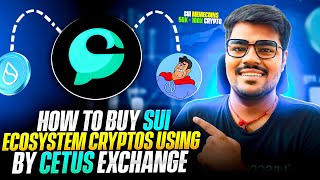 How To Buy SUI Ecosystem 100x Cryptos Using By Cetus Exchange Step By Step Process SUIMAN Memecoin [upl. by Olimac]