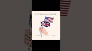 Diferencias entre ingles americano e inglés britanico 🇺🇲🇬🇧 ingles aprendeinglés learnenglish [upl. by Doughty]