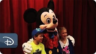 Meet Magician Mickey Mouse at Town Square Theater  Walt Disney World [upl. by Ordnagela929]