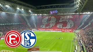 Stimmungsvideo  Fortuna Düsseldorf vs FC Schalke 04  Choreos Pyro und Tore [upl. by Eimile]