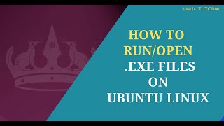 How to RunOpen exe Files in Ubuntu Linux  Run executable Files on Ubuntu [upl. by Dnomsad]