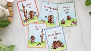 Mini Valentines Day cards with Joy [upl. by Ferdinana103]