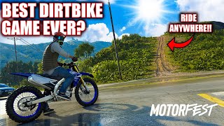 THIS NEW DIRTBIKE GAME LETS YOU FREERIDE ANYWHERE The Crew Motorfest [upl. by Aicerg]