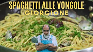 SPAGHETTI CON LE VONGOLE  Le ricette di Giorgione [upl. by Attelrac212]