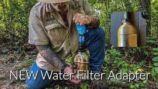 NEW Water Filter Adapter for your Pathfinder Canteen and Bottle sets TO FIT SAWYER MICO AND SQUEEZE [upl. by Ganny]