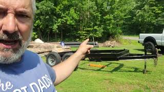 Super Camline 12 ft dump trailer rebuild [upl. by Sikleb]