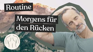 Rückenschmerzen ➡️ Die 10 Minuten Rücken Übungen Routine für jeden Morgen  Schmerzen unterer Rücken [upl. by Larine]