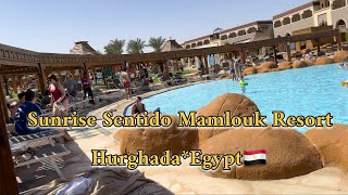 SUNRISE SENTIDOMAMLOUK PALACE RESORT HOTEL HURGHADA EGYPT🇪🇬 WALKING TOUR IN Restaurant [upl. by Dolph]