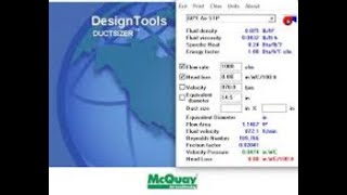 طريقة تصميم الدكت بقانون التدفق و برامج DUCT SIZER و DUCTULATOR ملاحظات هامة جدا 1 [upl. by Novar]