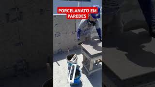 Como instalar porcelanato em paredes [upl. by Mosley]