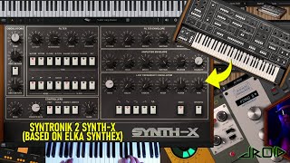 IK Multimedia Syntronik 2 SYNTHX Based On ELKA SYNTHEX Synthesizer Sound Demo [upl. by Aled]