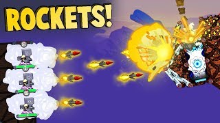 NEW SUPER ROCKETS and Hanging Super Fort Forts Multiplayer Gameplay  New Tons of Guns Update [upl. by Novar82]